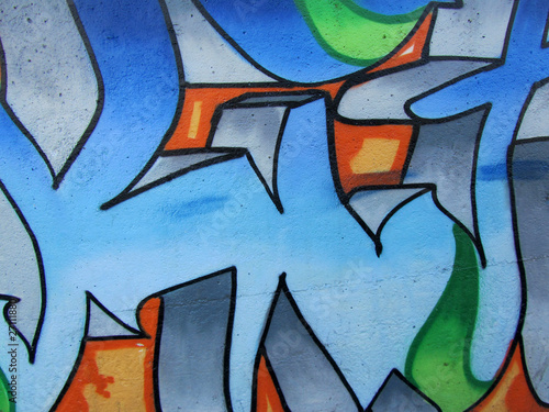 graffitis bleu