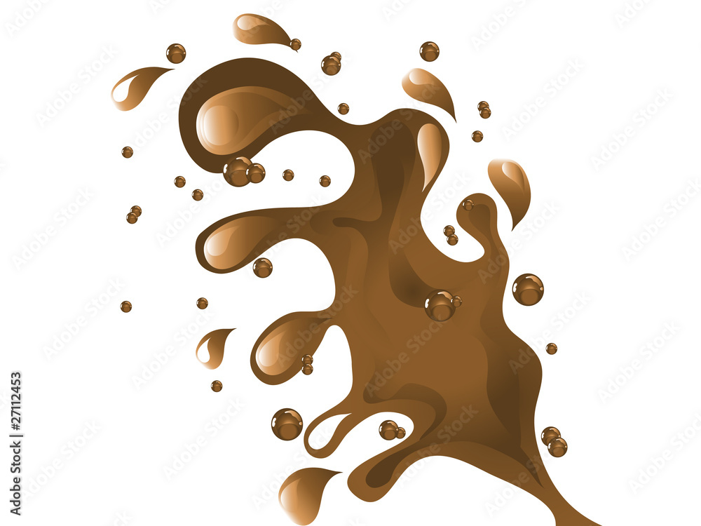 Chocolate splash