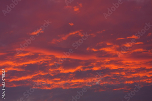 Background of red sky. © Roberts Ratuts