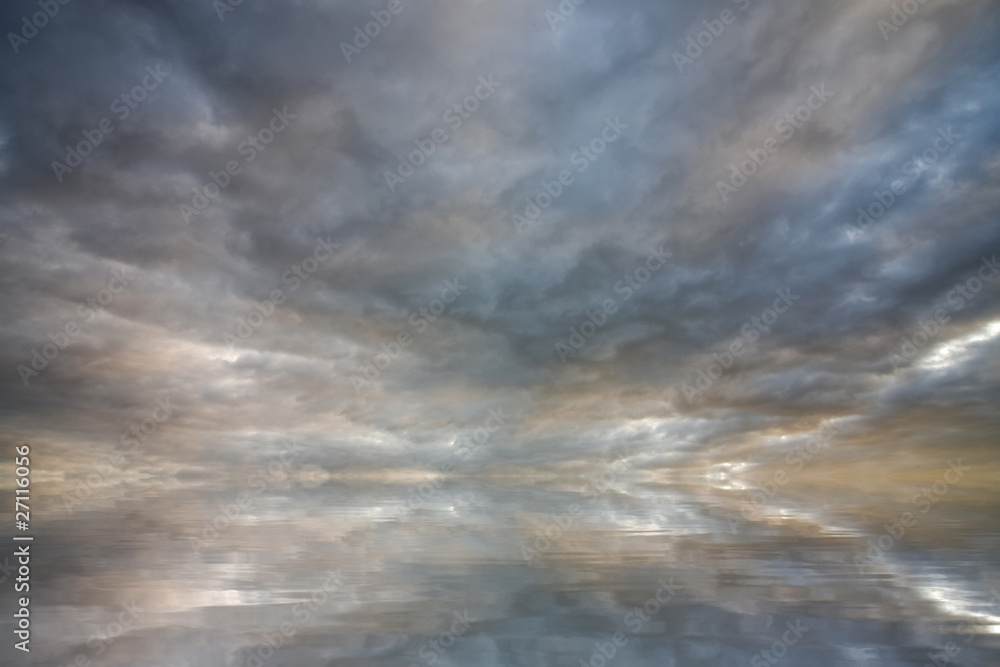 Obraz premium Reflection sky.