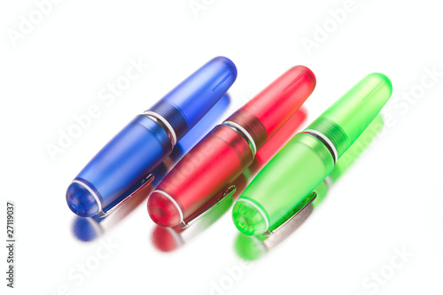 colored pens