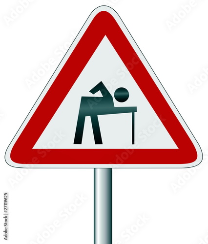 Achtung Arbeit bis 67