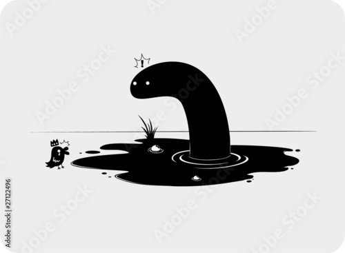 Snake and bird