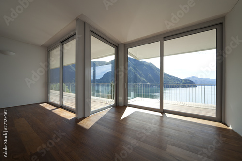 Foto interno di una casa moderna vuota