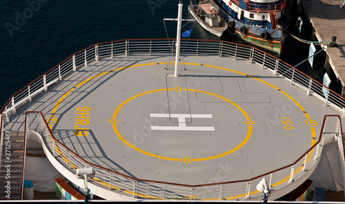 Helicopter Landing Pad on Ships Bow