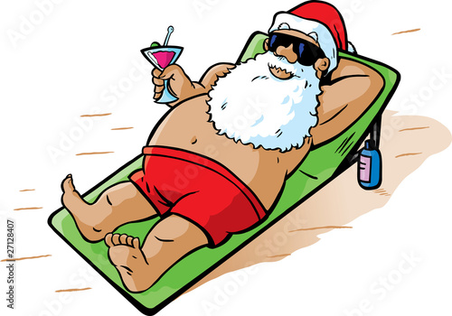 Santa takes a vacation