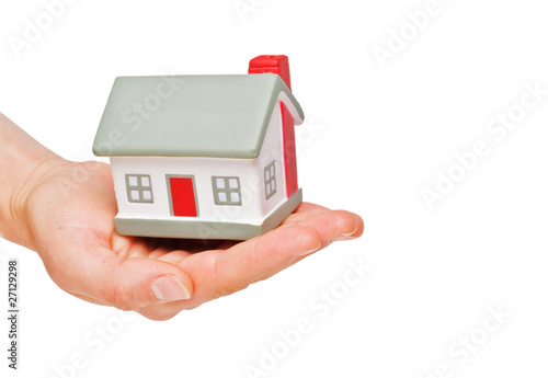 House symbol in hand
