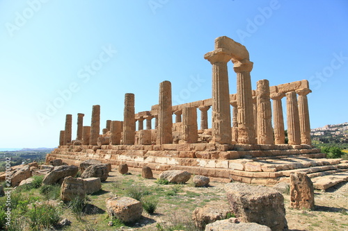 Valley of Temples in Agrigento of Sicily