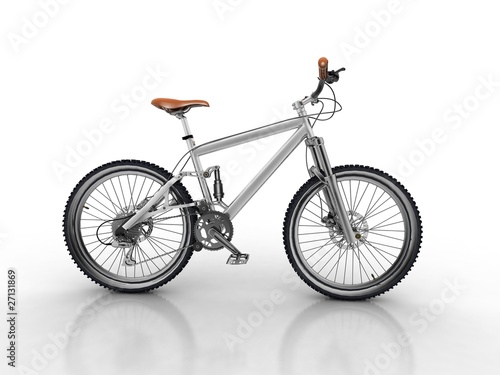 Fototapeta Naklejka Na Ścianę i Meble -  Bicycle isolated on white background