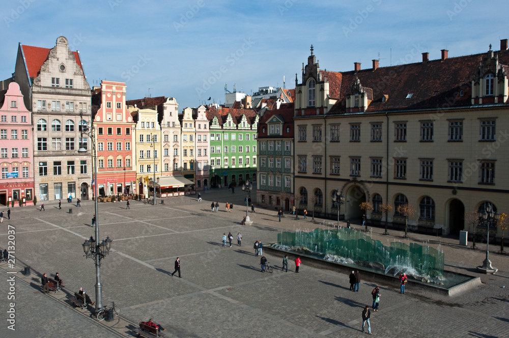 Obraz premium Wrocławski rynek
