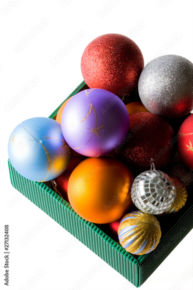 New year decoration on background New year decoration on background