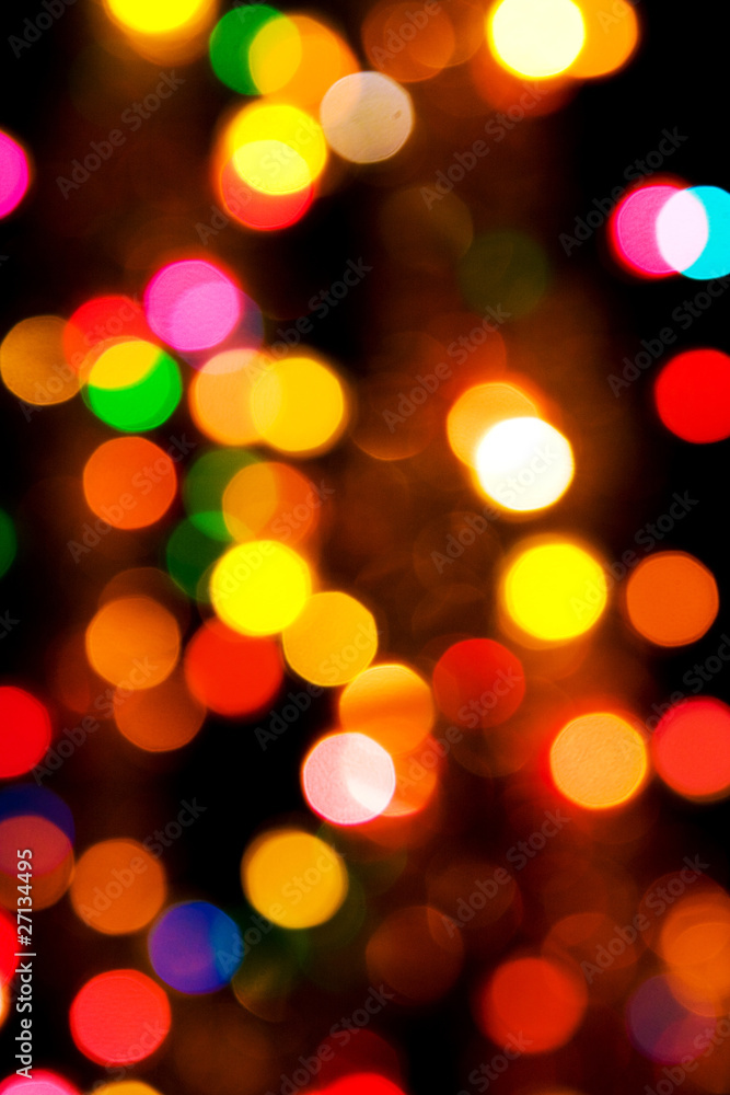 Obraz premium colorful lights on black background