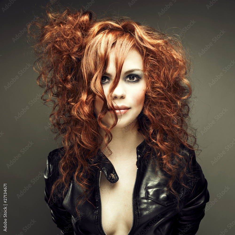 Fototapeta premium Beautiful redhead girl