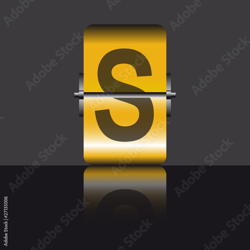 letra s panel