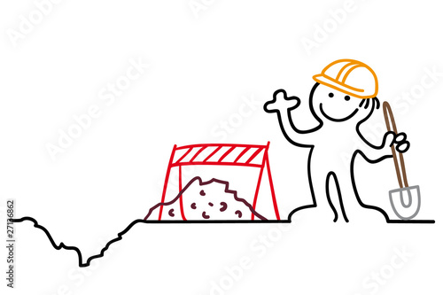 figur bauarbeiter