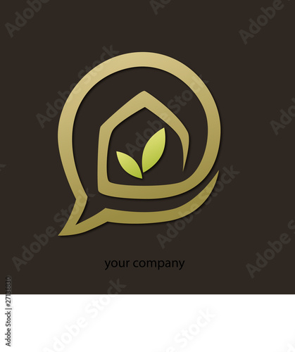 logo entreprise, habitat