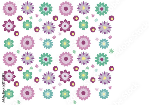 Seamless flower patten