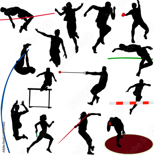 athletic collection - vector