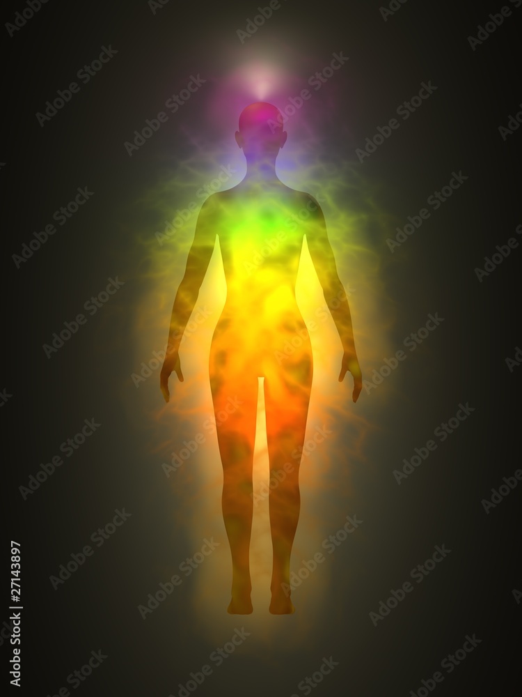 Human energy body, aura, chakra, energy - obrazy, fototapety, plakaty 