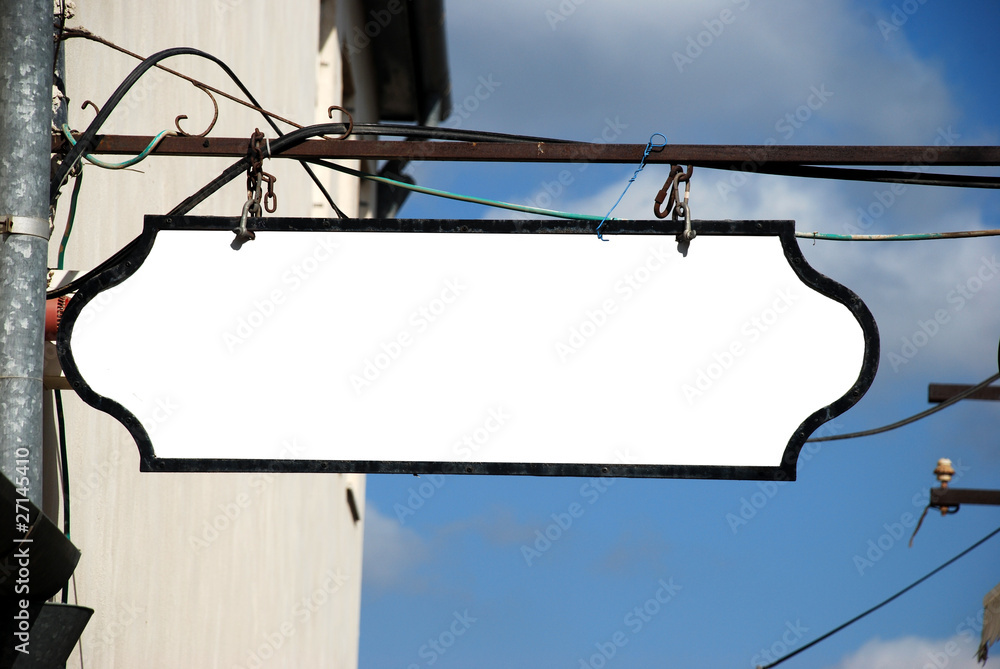 Obraz premium Blank sign with a copy space area