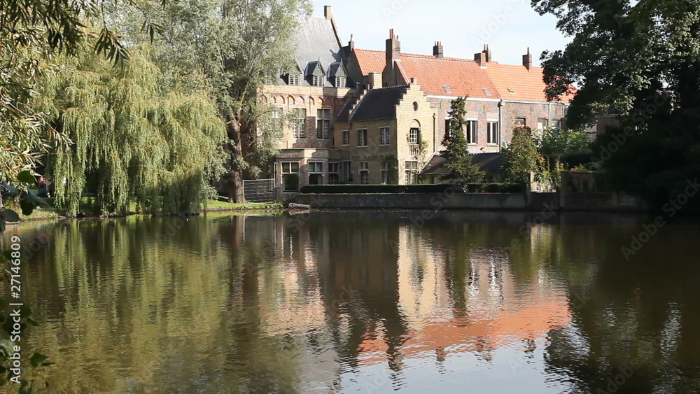 Love Lake in Bruges, Belgium Love Lake in Bruges, Belgium