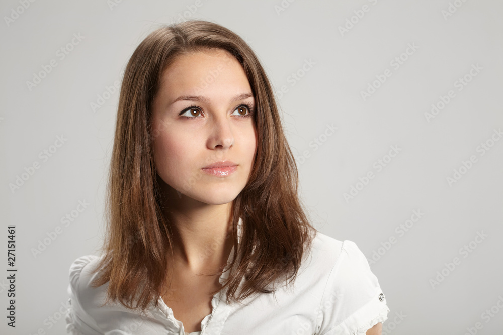 Portrait of young pretty woman Portrait of young pretty woman