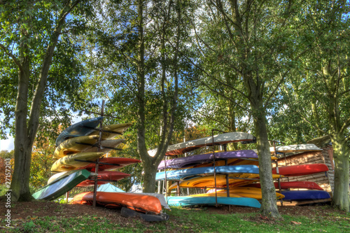 Colourful Kayaks at Rutland Water