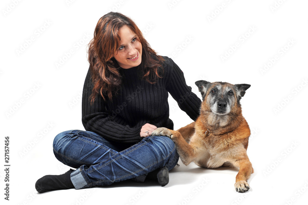 berger belge malinois et sa maitresse berger belge malinois et sa maitresse