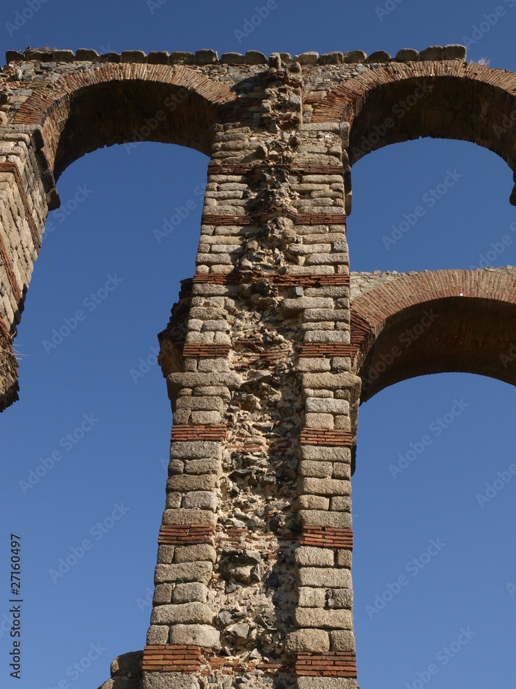 Acueducto romano de los Milagros en Mérida Acueducto romano de los Milagros en Mérida