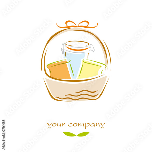 logo entreprise, panier de terrines