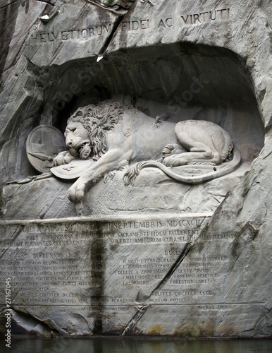 Lion of Lucerne, Switzerland