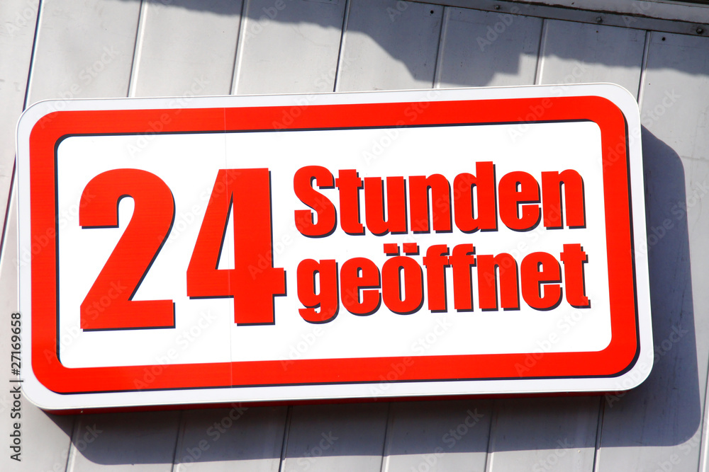 24 stunden geöffnet #1 24 stunden geöffnet #1