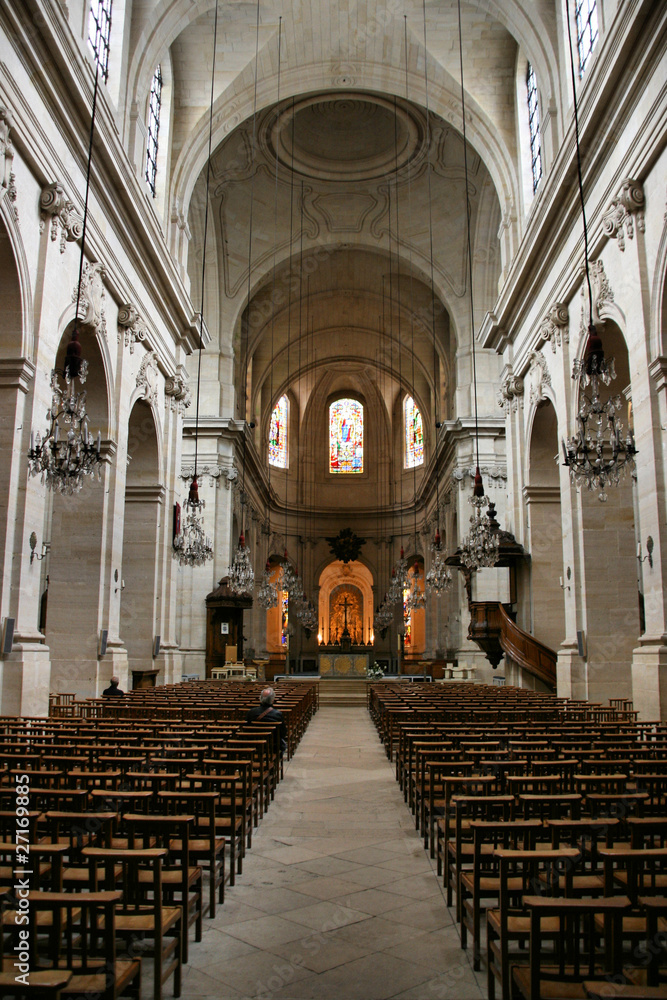Obraz premium Versailles - church interior in France
