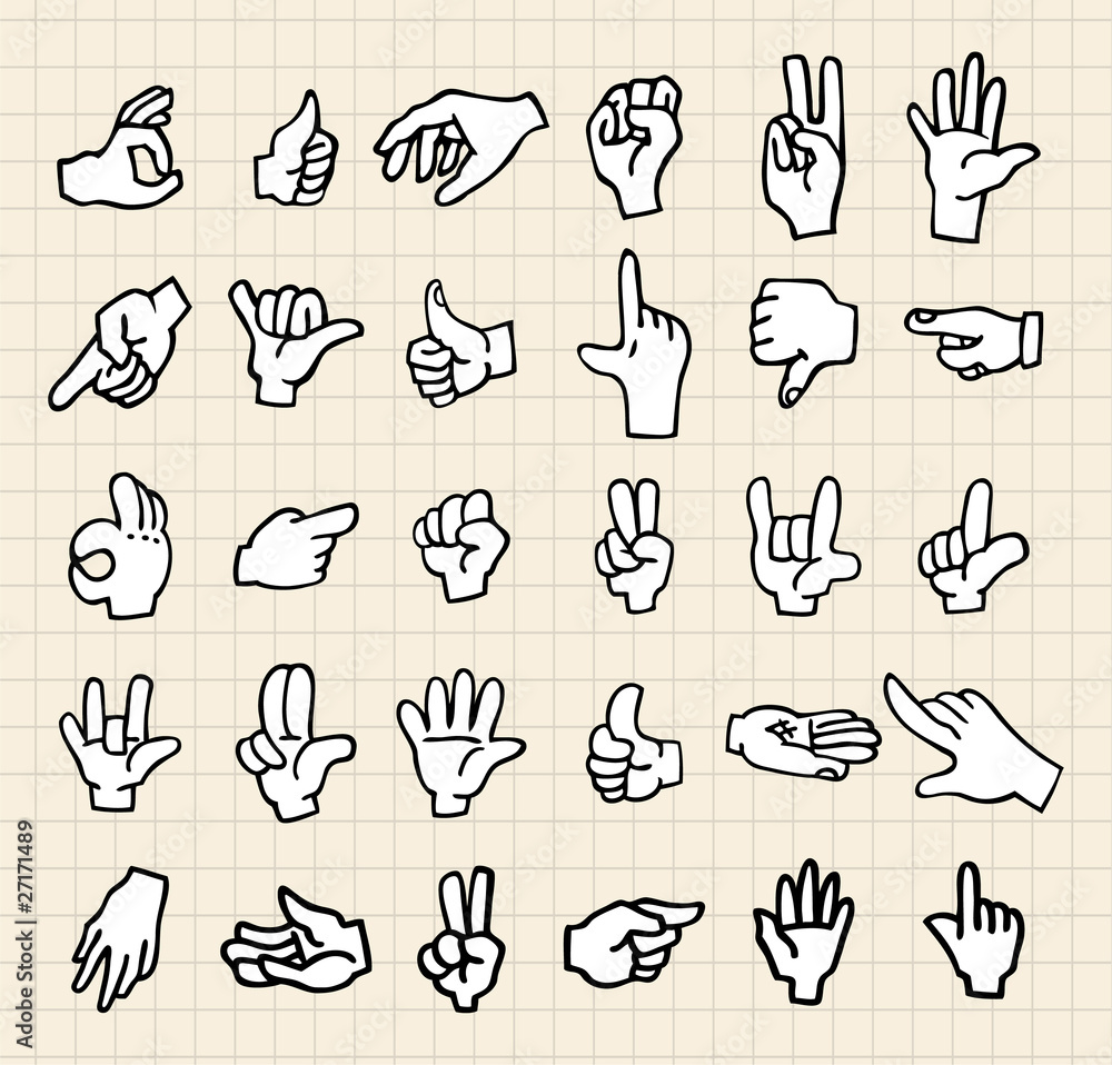 Fototapeta premium hand icon