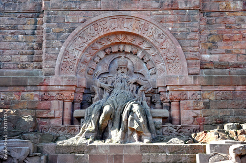 Kaiser Barbarossa am Kyffhäuser-Denkmal photo