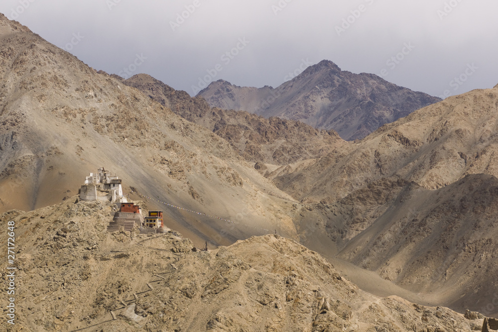 Ruined Tibetan style fort above Leh, the capital of Ladakh.