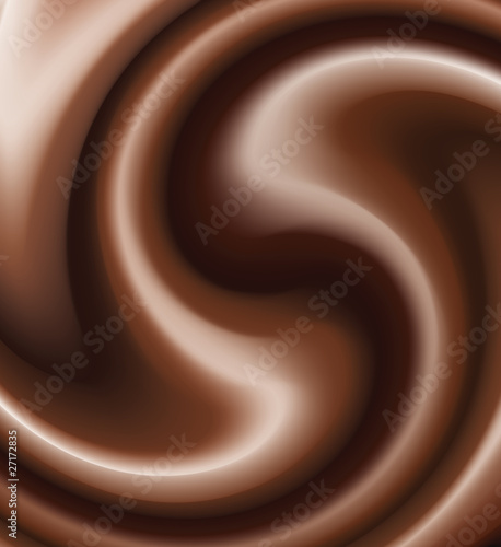 vector chocolate swirl