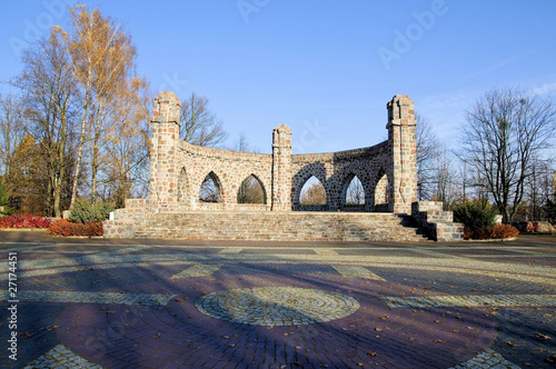 Pomnik Trzech Mieczy w Olecku, Mazury, Polska
