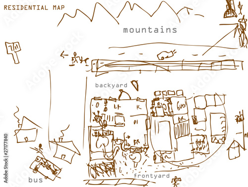 Residential Map Drawing