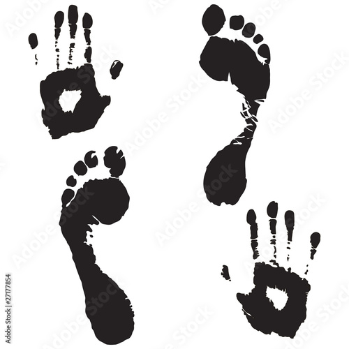 Hand and foot prints