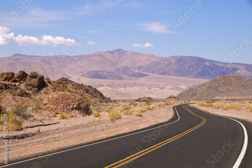 Death Valley road near Badwater Basin