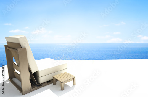 chair with sea view