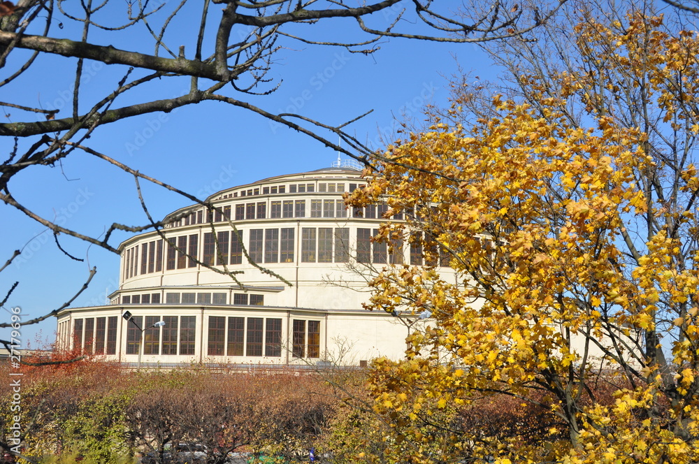 Obraz premium Jahrhunderthalle in Breslau