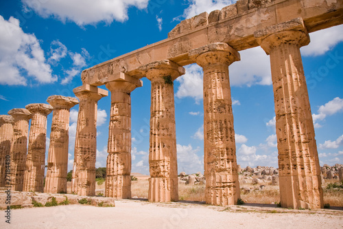 Greek temple in Selinunte