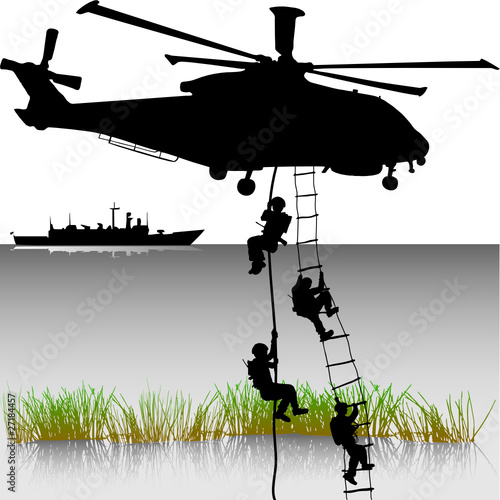Landing of helicopters