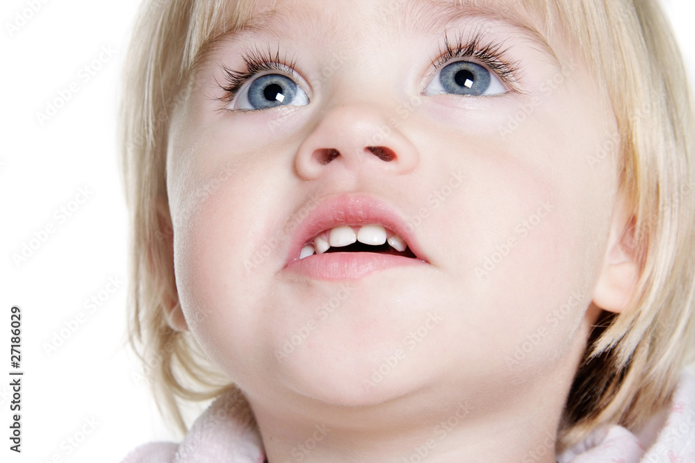 studio portrait of adorable child studio portrait of adorable child