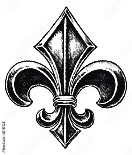 Obraz Gothic Fleur de lis