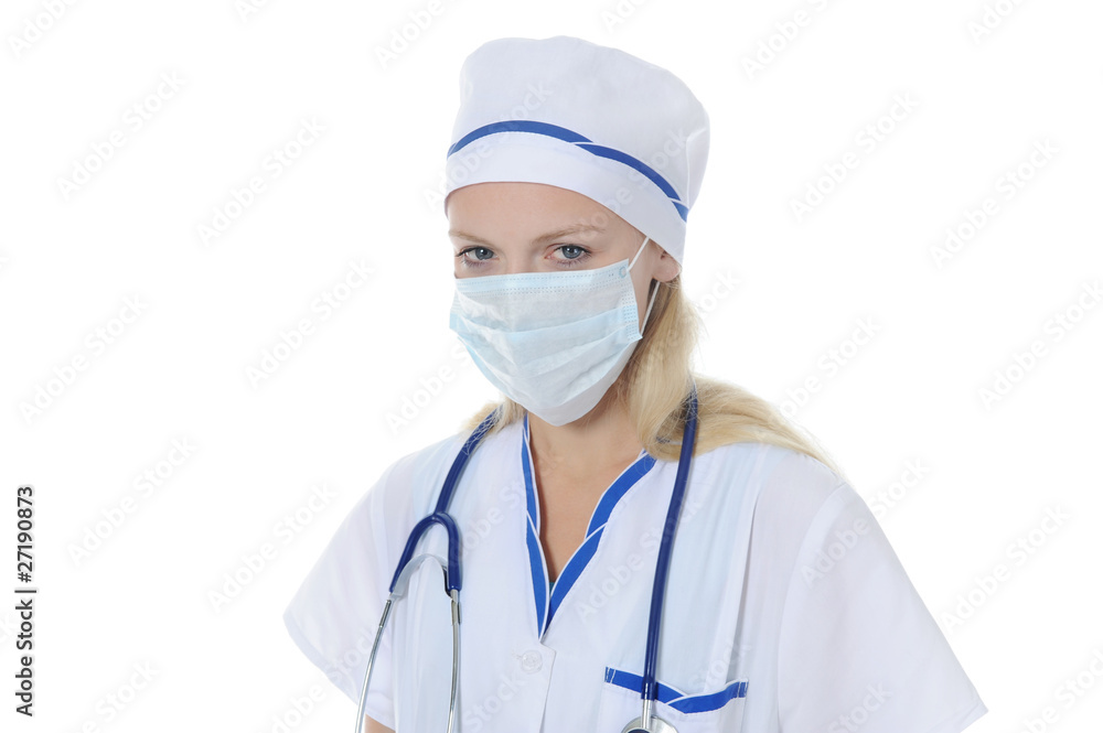 doctor in a robe. doctor in a robe.