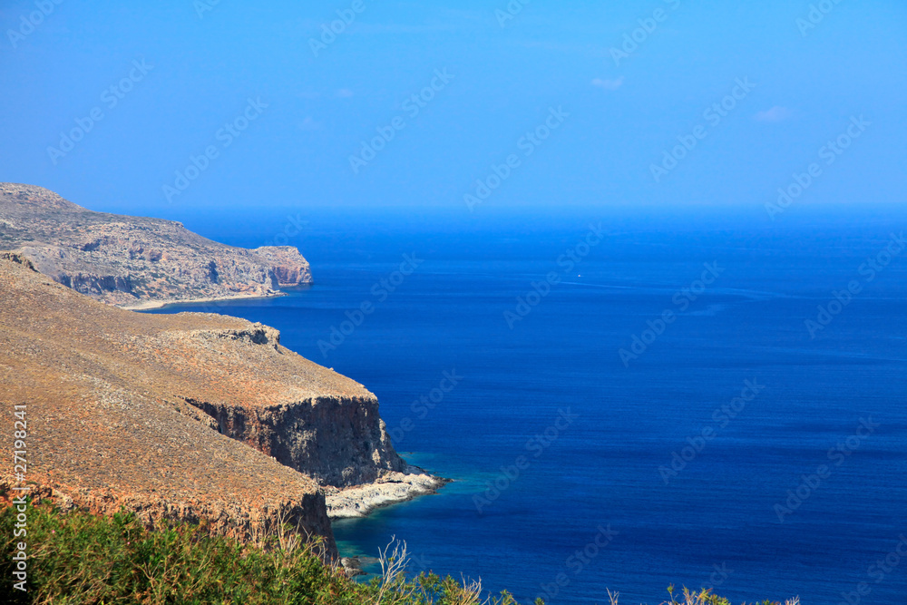 Greek coast landscape (Crete)