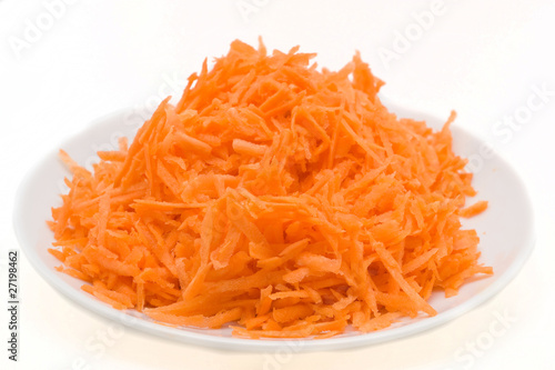 Sliced pickled cabbage carrots for